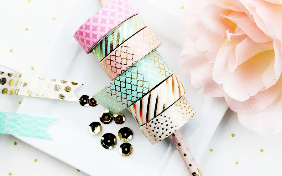 50 ideias de decoração com Washi Tape