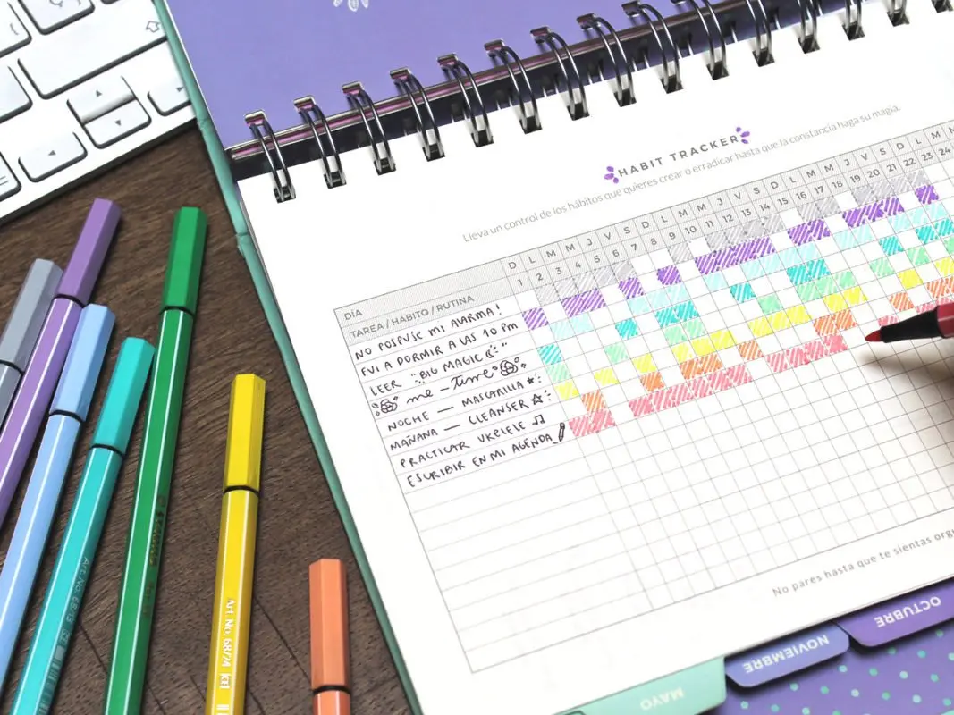 30 ideias diferentes para seu habit tracker