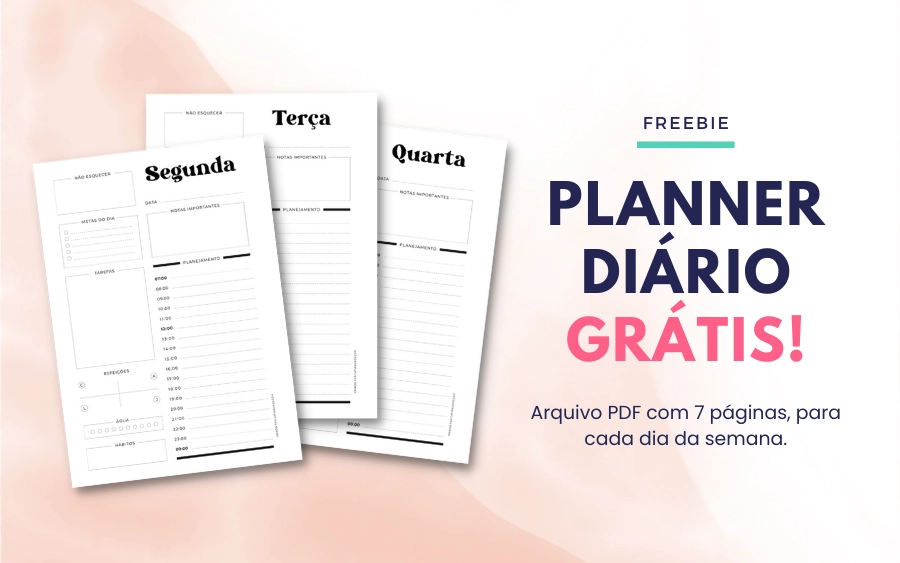 Planner Diário - Catia Nunes