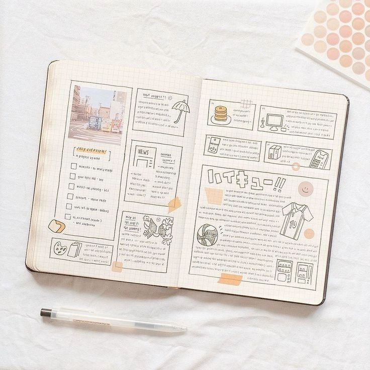 Tema para Bullet Journal - Doodles - Autor Mickey - Pinterest