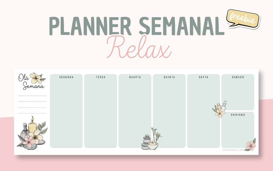 Planner Semanal - Catia Nunes