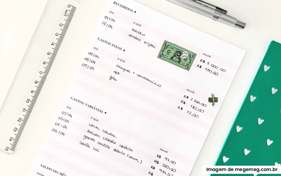 Bullet Journal Financeiro